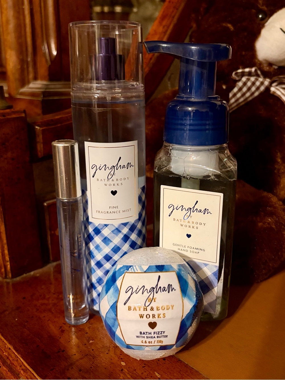 Bath & Body Works Gingham Set